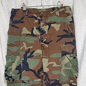 Trousers Hot Weather Woodland Camouflage Pattern size medium regular